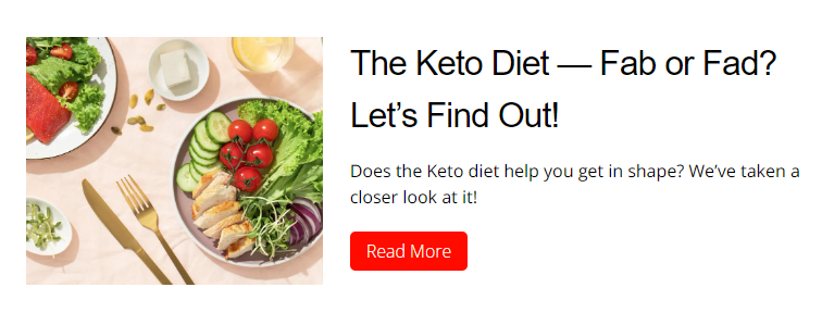 Keto Diet Food